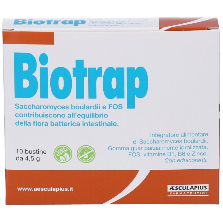 Biotrap 10 Bustine - Integratore per flora intestinale