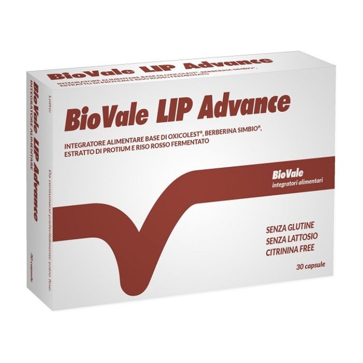 Biovale Lip Advance 30 capsule - Integratore Controllo Colesterolo