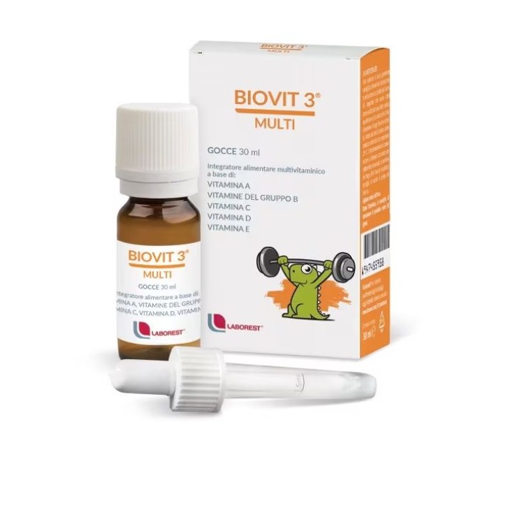 Biovit 3 Multi Gocce 30 ml - Integratore Multivitaminico