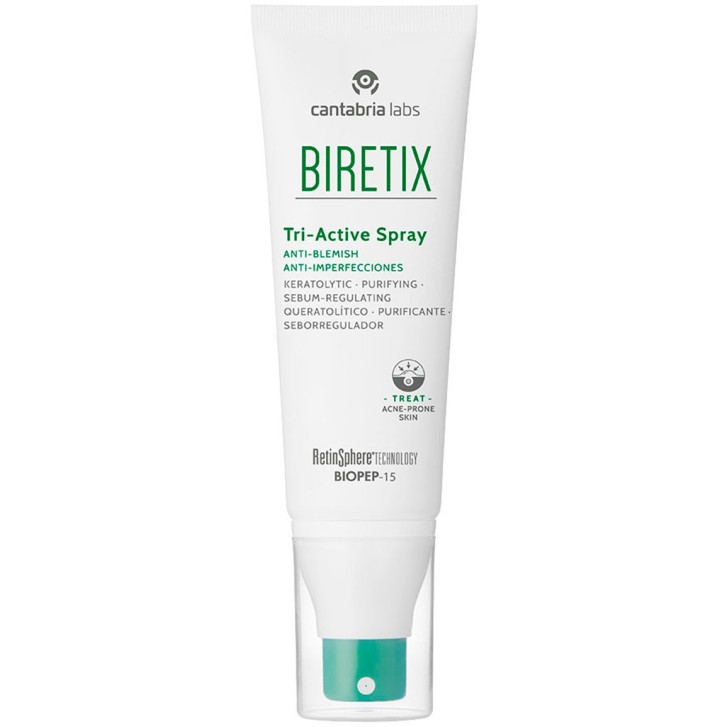 Biretix Tri-Active Spray Esfoliante Idratante Pelle Acneica 100 ml