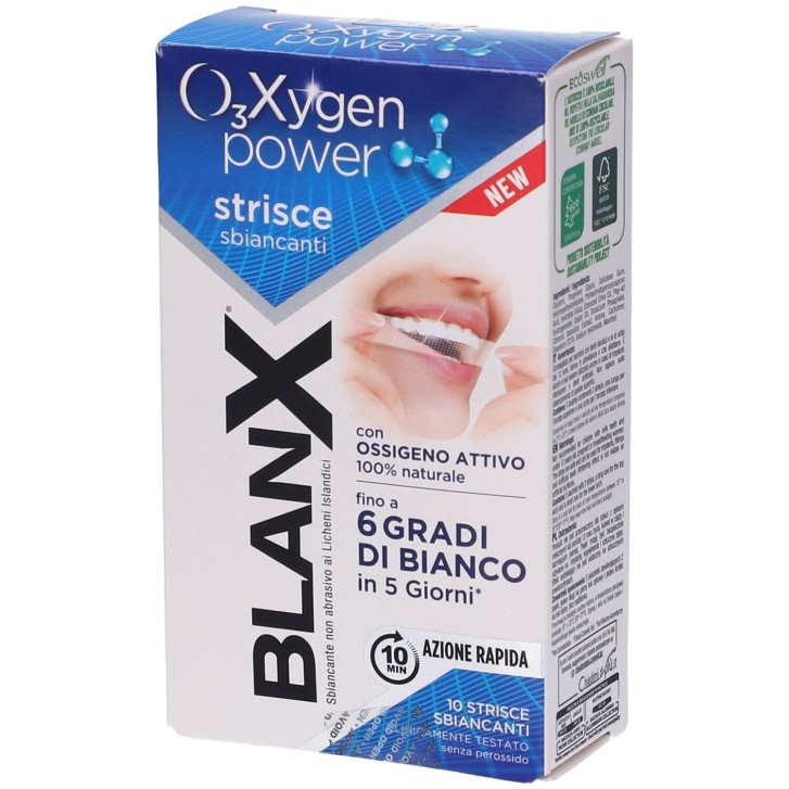 Blanx O3X Kit Strisce Sbiancanti Denti 10 pezzi