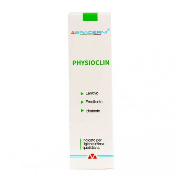 Braderm Physioclin Detergente Lenitivo Emolliente Idratante 200 ml