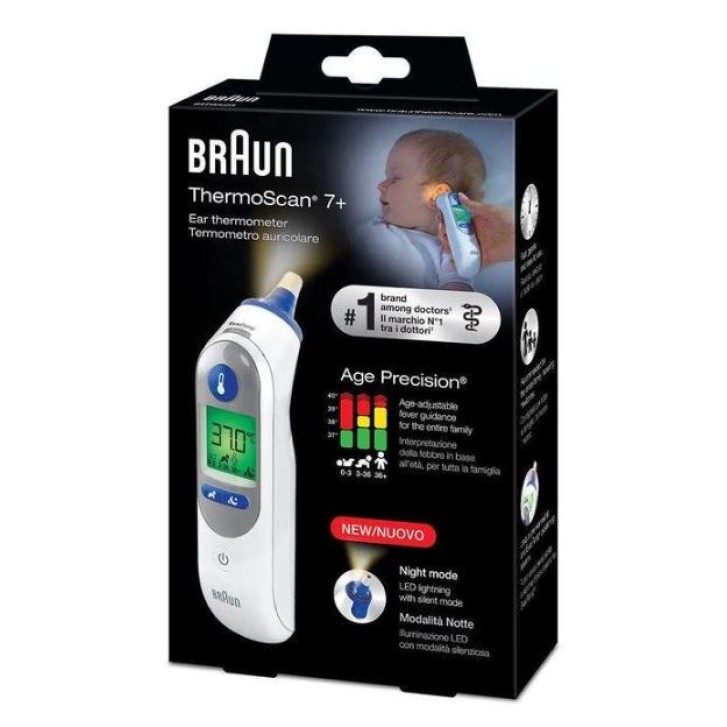 Braun Termoscan 7+ Termometro Auricolare Digitale