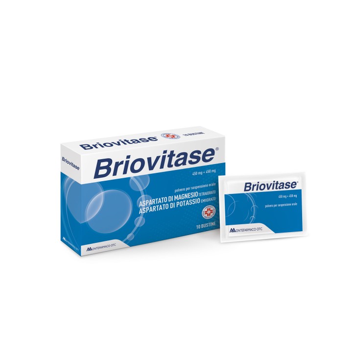 Briovitase 450 mg + 450 mg 10 Bustine - Integratore Magnesio e Potassio