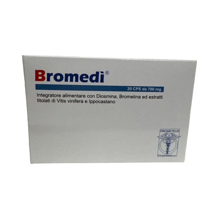 Bromedi 20 Capsule - Integratore Microcircolazione e Benessere Gambe