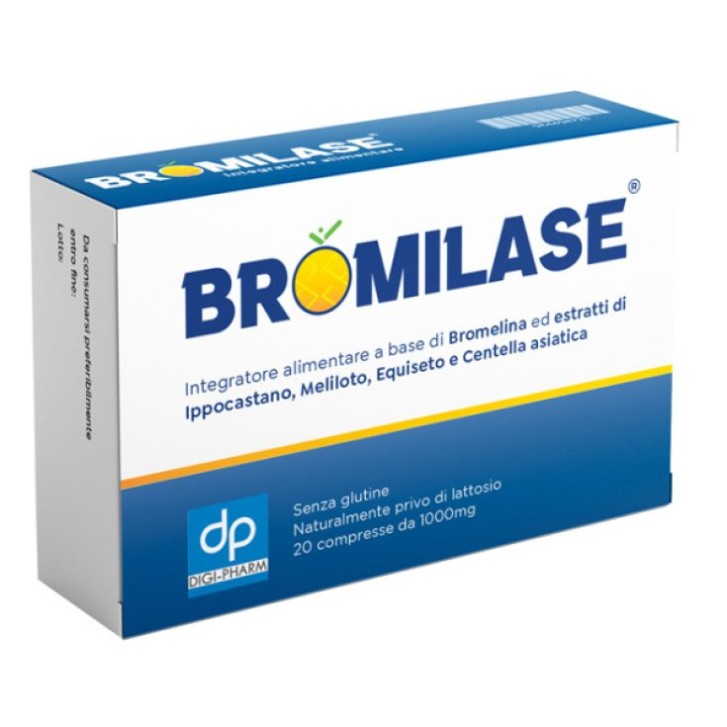 Bromilase 20 compresse - Integratore Drenante e Anticellulite