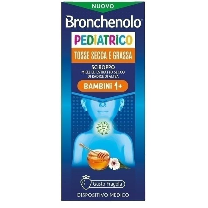 Bronchenolo Sciroppo Tosse Pediatrico gusto Fragola 120 ml