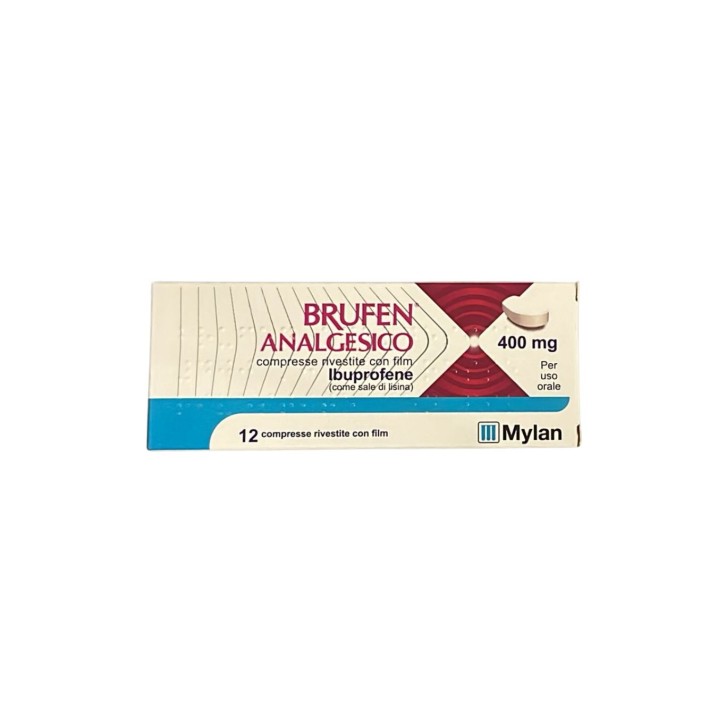Brufen Analgesico 400 mg Ibuprofene GMM 12 Compresse Rivestite