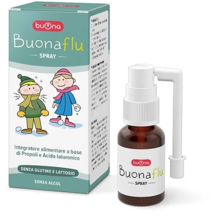 Buonaflu Spray 20 ml - Integratore per Benessere della Gola