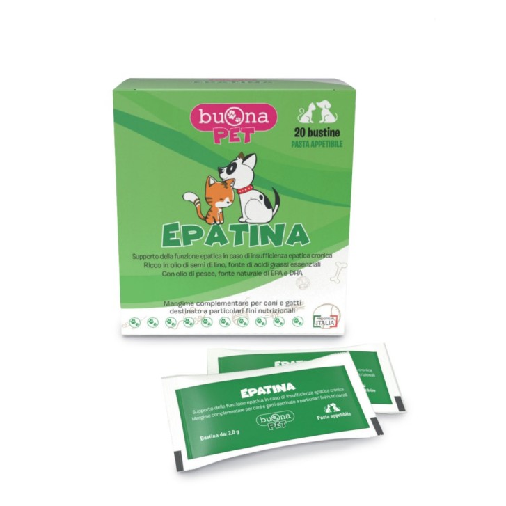 BuonaPet Epatina 20 Bustine - Mangime Complementare Insufficienza Epatica