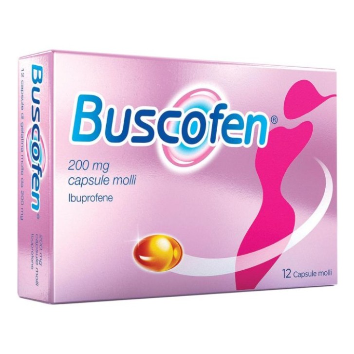 Buscofen 200 mg 12 Capsule Molli