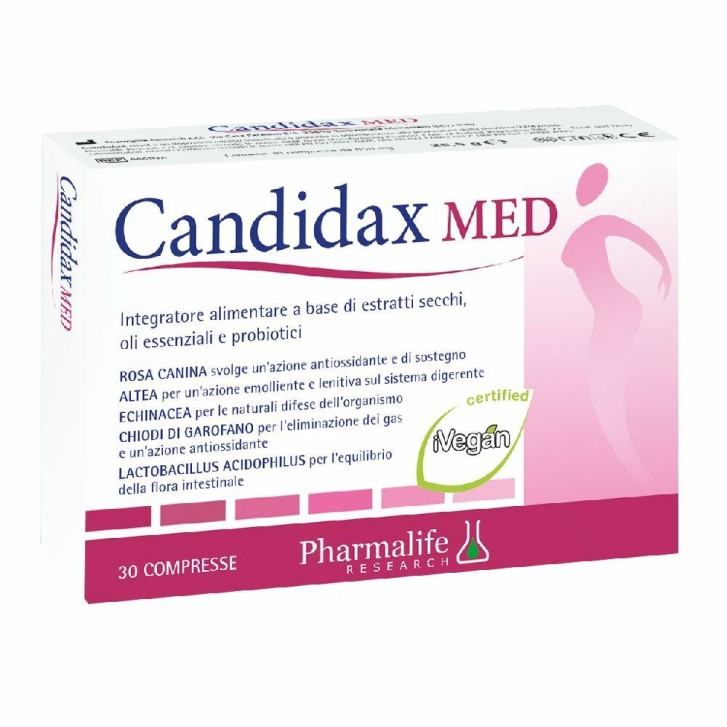 Candidax Med 30 compresse - Integratore Benessere Sistema Digerente