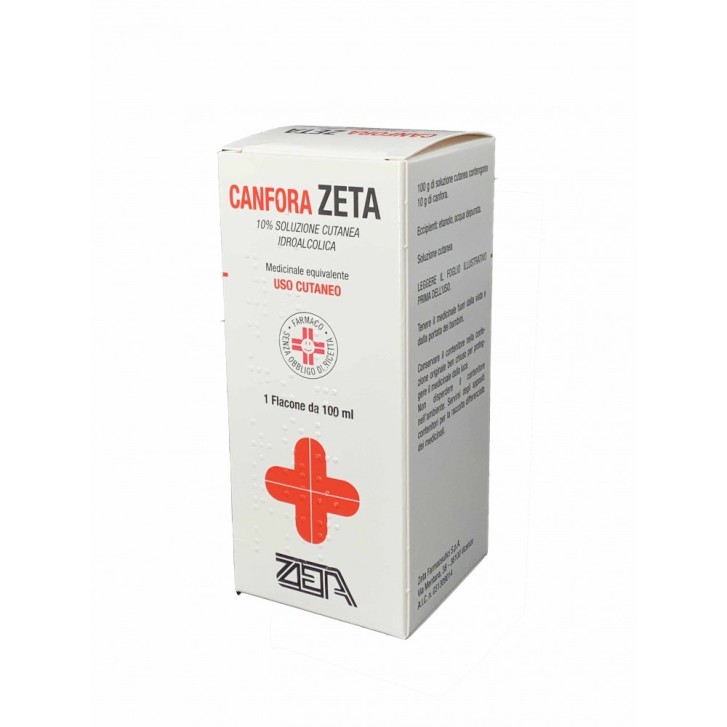 Canfora Zeta 10% Soluzione Cutanea Idroalcolica 100 ml
