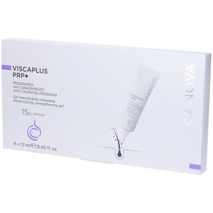 Canova Viscaplus PRP+ Gel Anti-Diradamento 6 Tubi da 12 ml