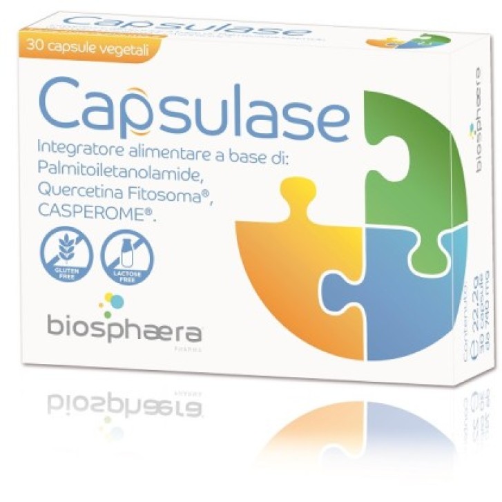 Capsulase 30 Capsule - Integratore alimentare per tensione localizzata e stress ossidativo