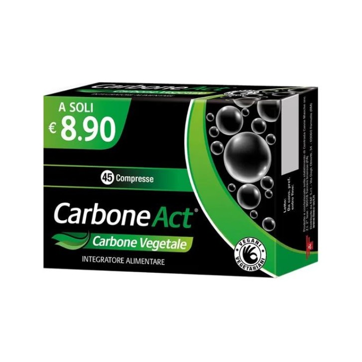 Carbone Act 45 compresse - Integratore Alimentare