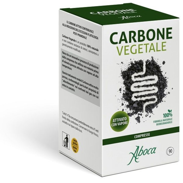 Aboca Carbone Vegetale Attivo 90 Compresse - Integratore Alimentare