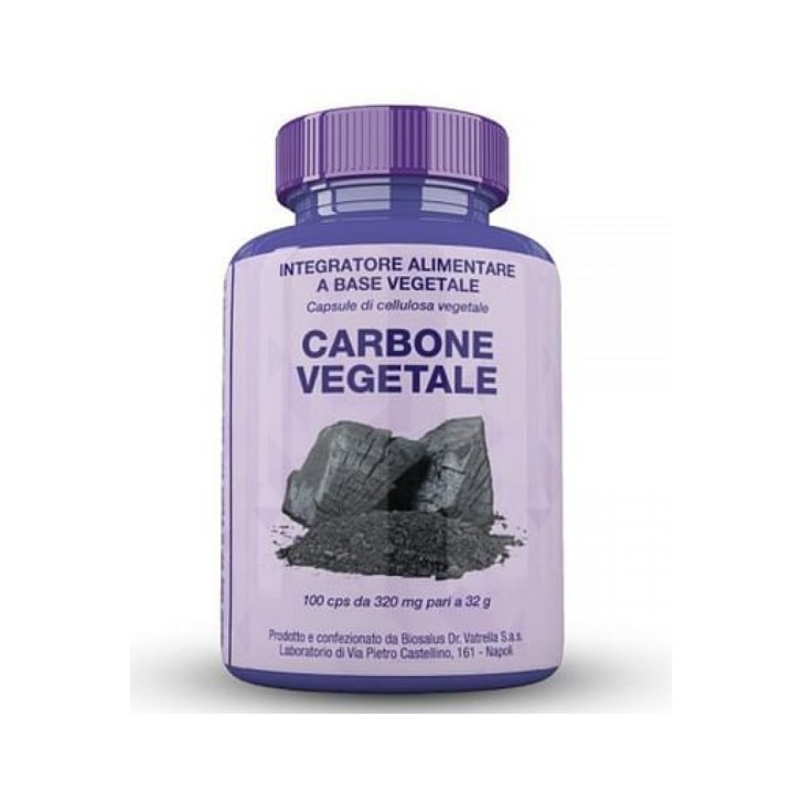 Carbone Vegetale 100 Capsule - Integratore Alimentare