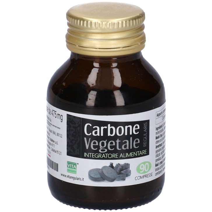 Carbone Vegetale Regularis 90 compresse - Integratore Alimentare