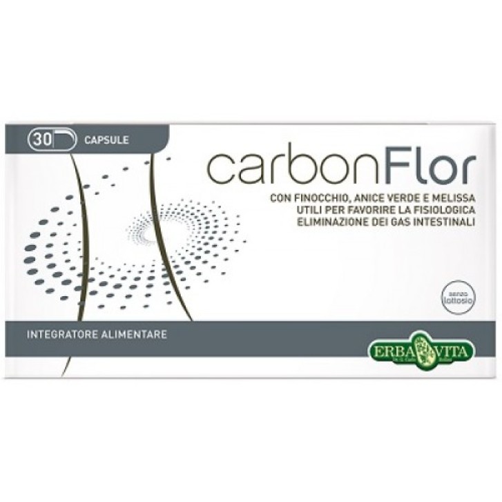 Erba Vita CarbonFlor 30 Capsule - Integratore Digestivo
