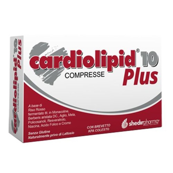 Cardiolipid 10 Plus 30 compresse - Integratore Controllo Colesterolo