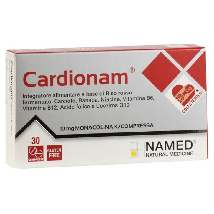 Cardionam 30 compresse - Integratore Controllo Colesterolo