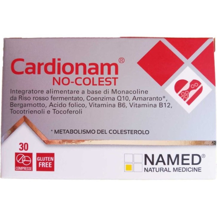 Cardionam No-Colest 30 compresse - Integratore Controllo Colesterolo