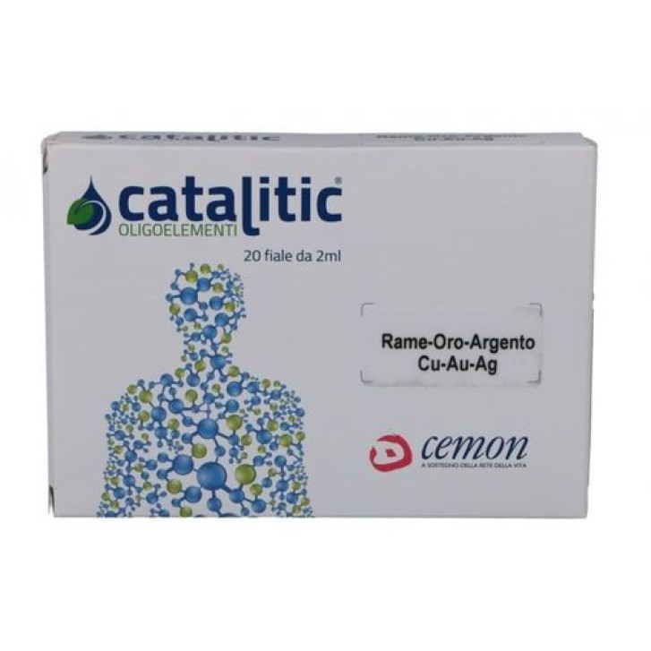 Cemon Catalitic Oligoelementi Rame/Oro/Argento 20 Fiale da 2 ml
