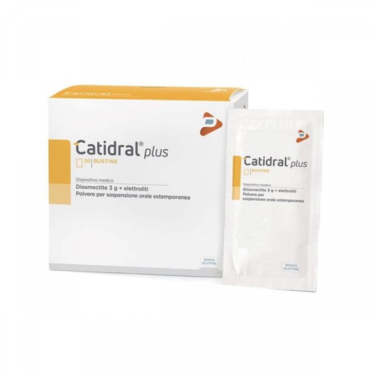 Catidral Plus 12 bustine - Dispositivo Medico contro Diarree Acute e Croniche
