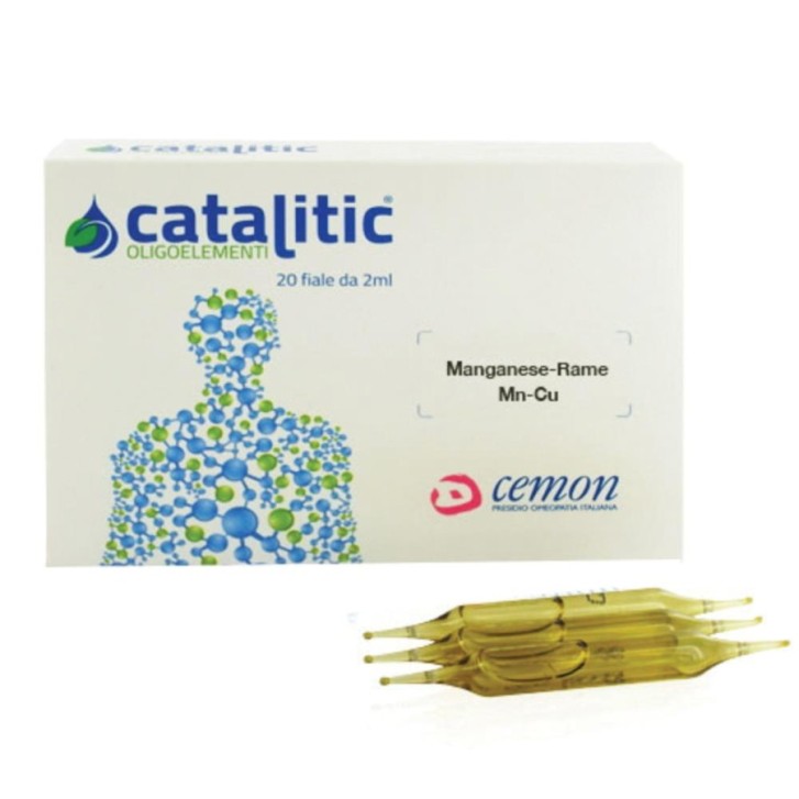 Cemon Catalitic Oligoelementi Manganese/Rame 20 Fiale da 2 ml