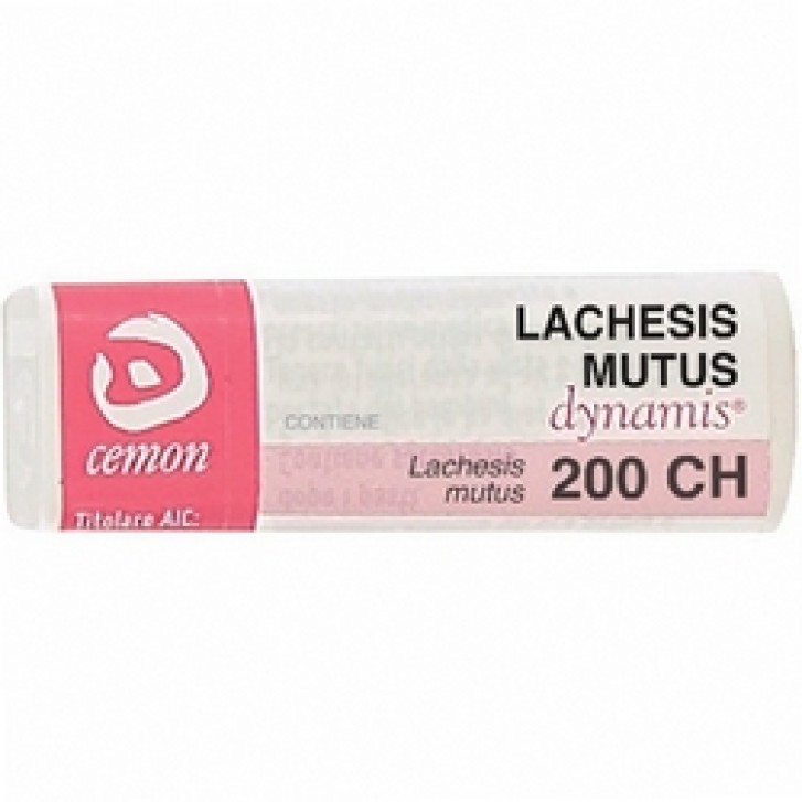 Cemon Lachesis Mutus Dose 200 CH Globuli Tubo - Rimedio Omeopatico