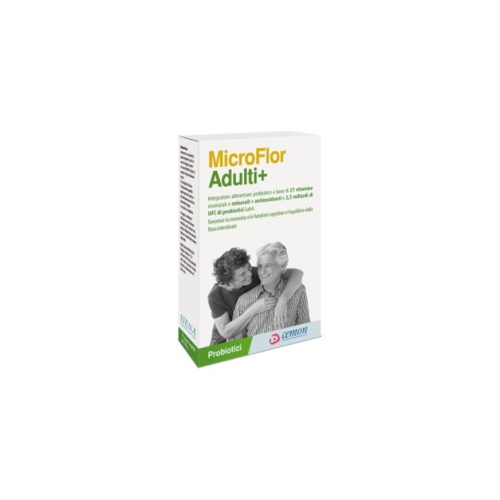 Cemon Microflor Adulti 50+ 30 Capsule - Integratore Alimentare