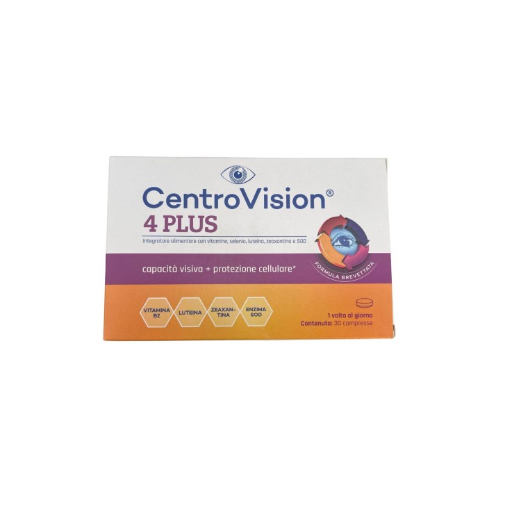 CentroVision 4 Plus 30 tavolette - Integratore Benessere Vista e Protezione Cellulare