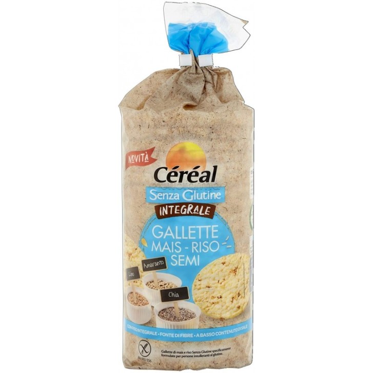 Cereal Gallette Integrali con Semi di Mais 115 grammi