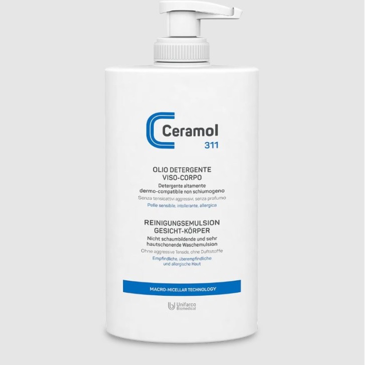 Ceramol 311 Olio Detergente Viso Corpo 400 ml