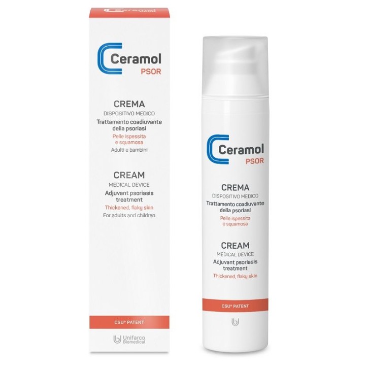 Ceramol Psor Crema 100ml - Trattamento Idratante per Pelli Psoriasiche