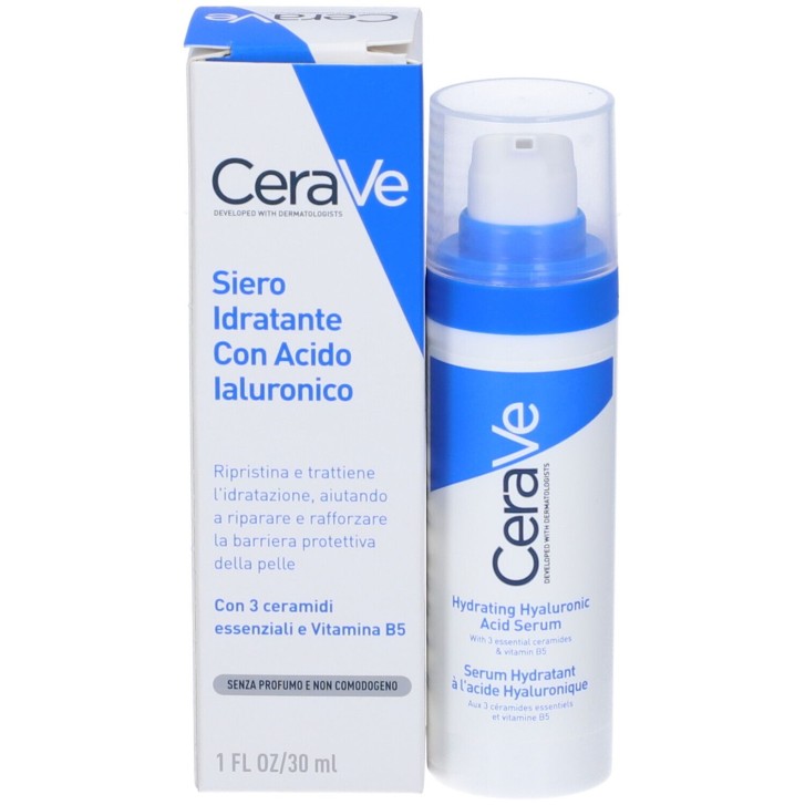 Cerave Siero Idratante Acido Ialuronico Viso 30 ml