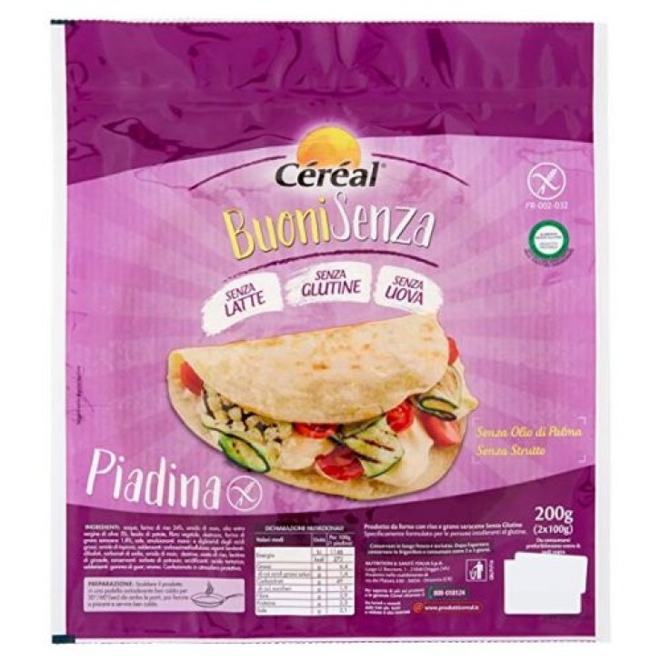 Cereal Piadina Senza Glutine 200 grammi