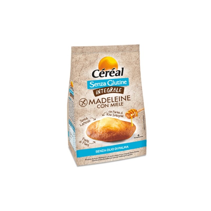 Cereal Madeleine Integrali con Miele 170 grammi