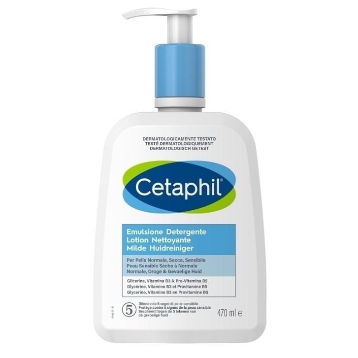 Cetaphil Emulsione Detergente Pelle Secca e Sensibile 470 ml