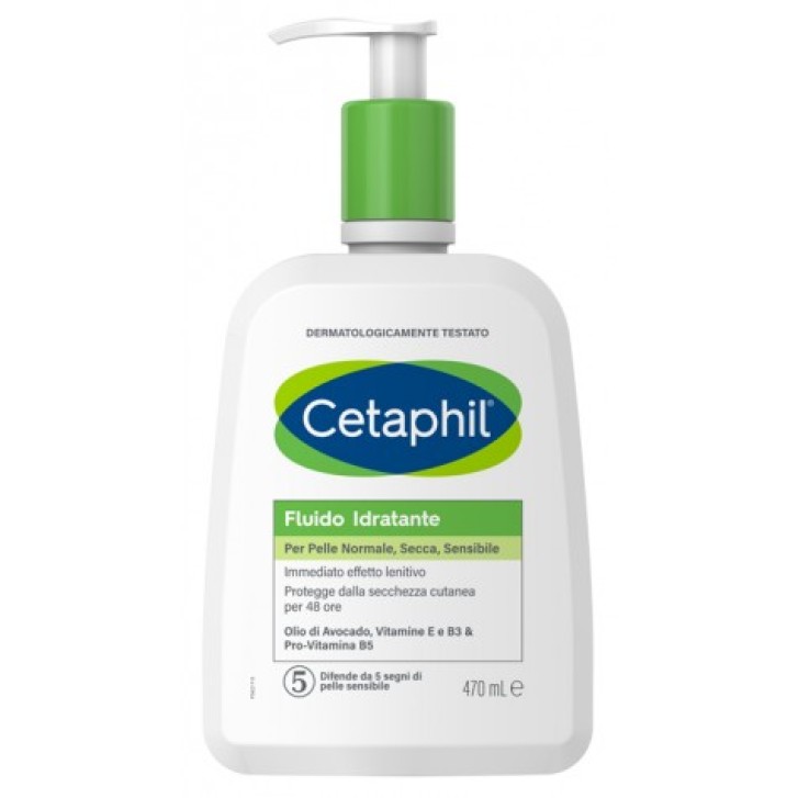 Cetaphil Fluido Idratante Corpo per Pelle Secca 470 ml