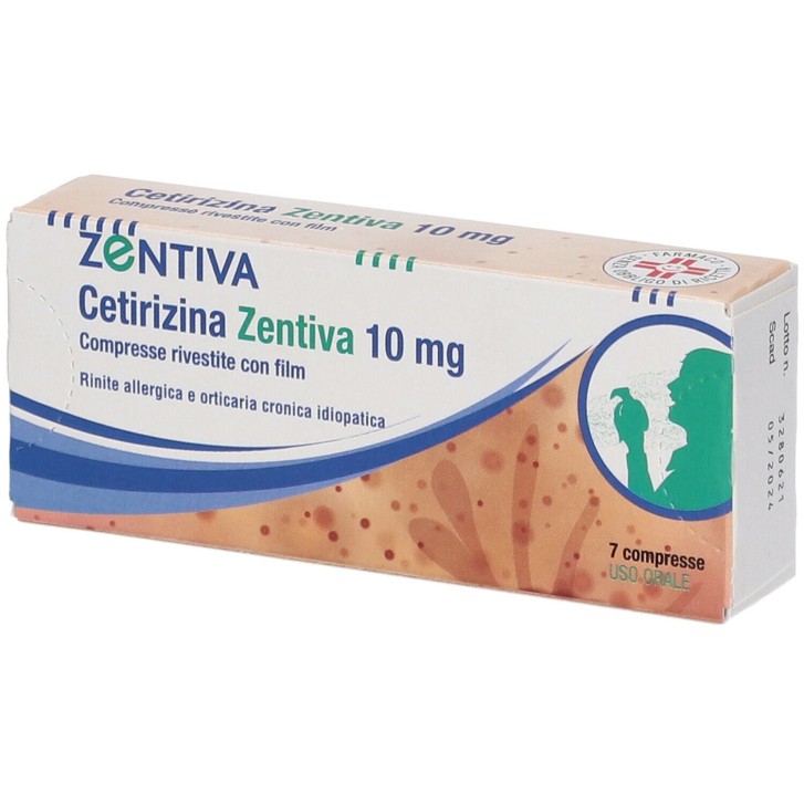 Cetirizina Zentiva 10 mg 7 compresse rivestite