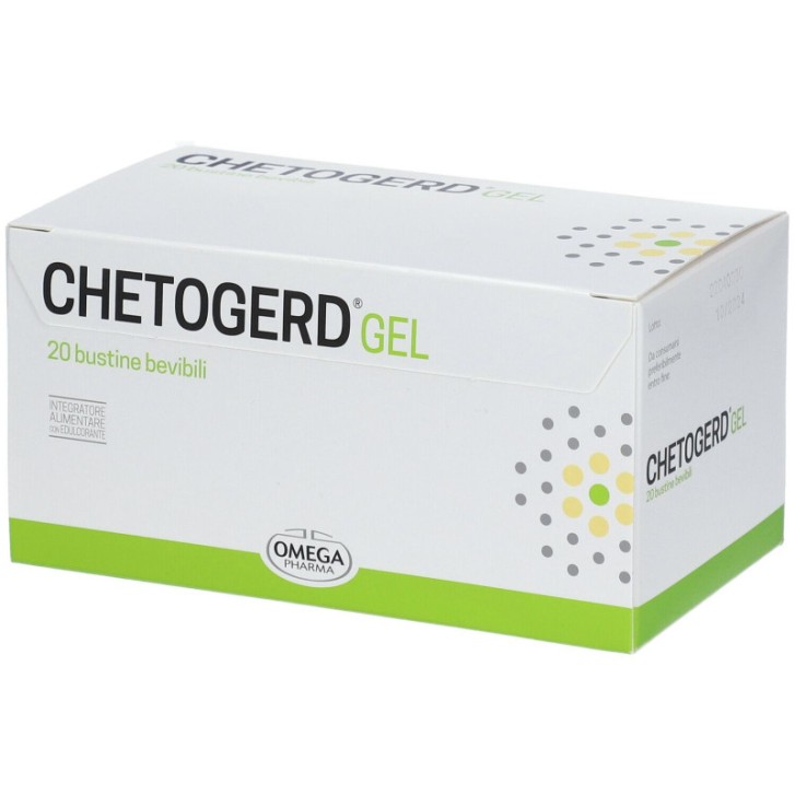 Chetogerd Gel 20 Bustine - Integratore per Digestione e Acidit&agrave; Gastrica