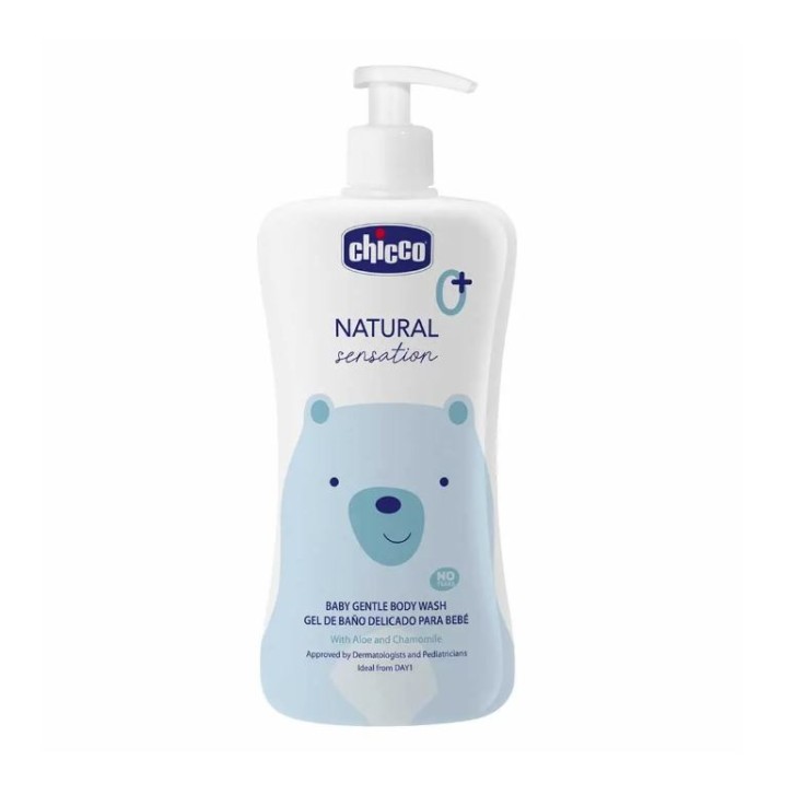 Chicco Natural Sensation Baby Detergente Corpo Delicato per Bambini 0M+ 500ml