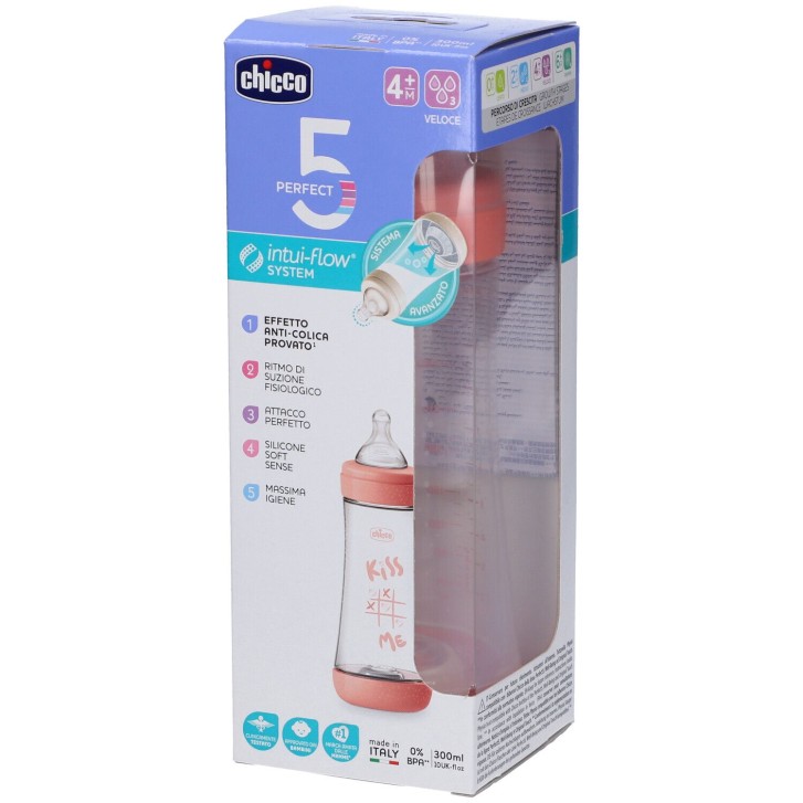 Chicco Biberon P5 Silicone Girl 300 ml