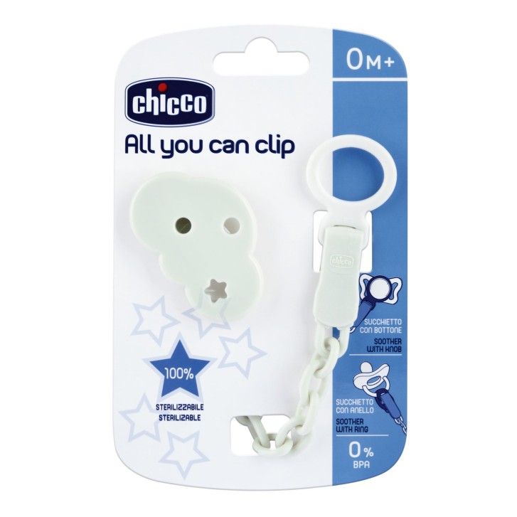 Chicco Clip Universale Grigia 0m 1 pezzo