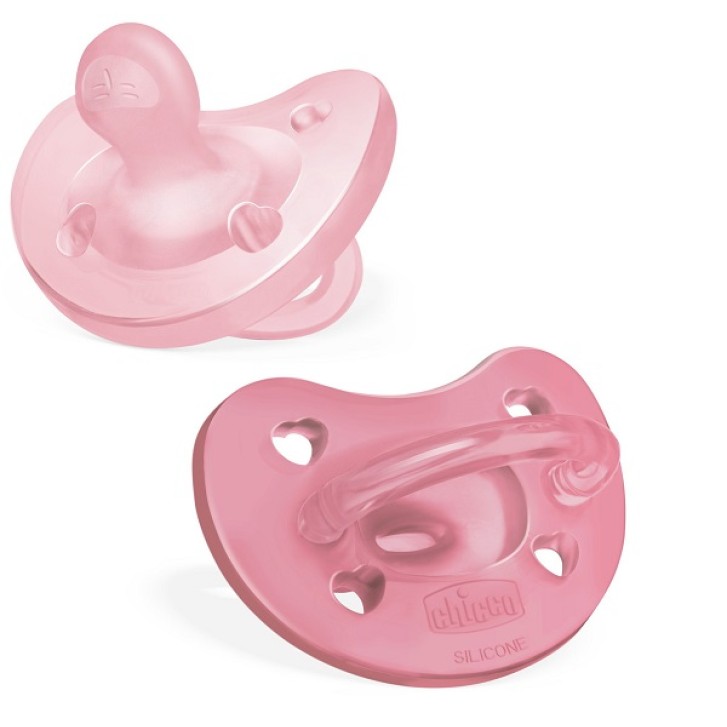 Chicco Gommotto Physioforma Rosa Silicone 6-16mesi 2 pezzi
