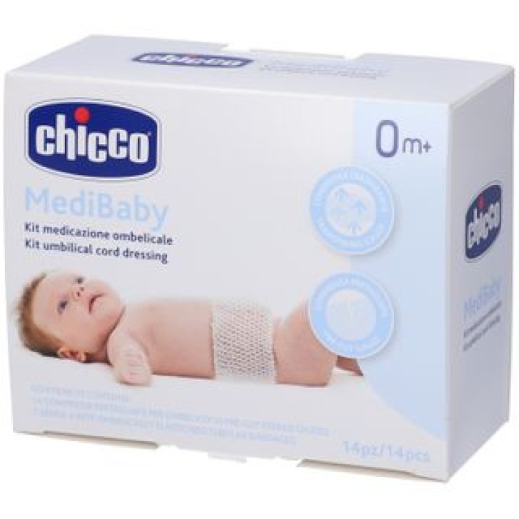 Chicco Medibaby Kit Medicazione Ombelicale 14 pezzi