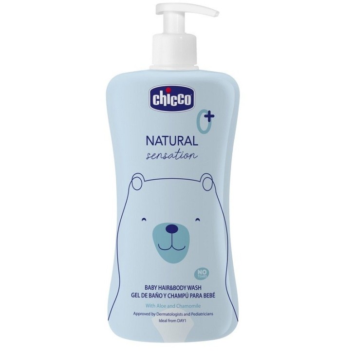 Chicco Natural Sensation Baby Detergente Corpo e Capelli 500 ml