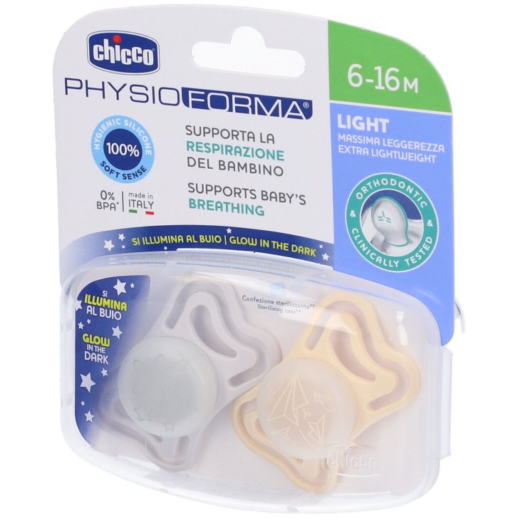 Chicco PhysioForma Light Luminoso 6-16 Mesi 2 Pezzi